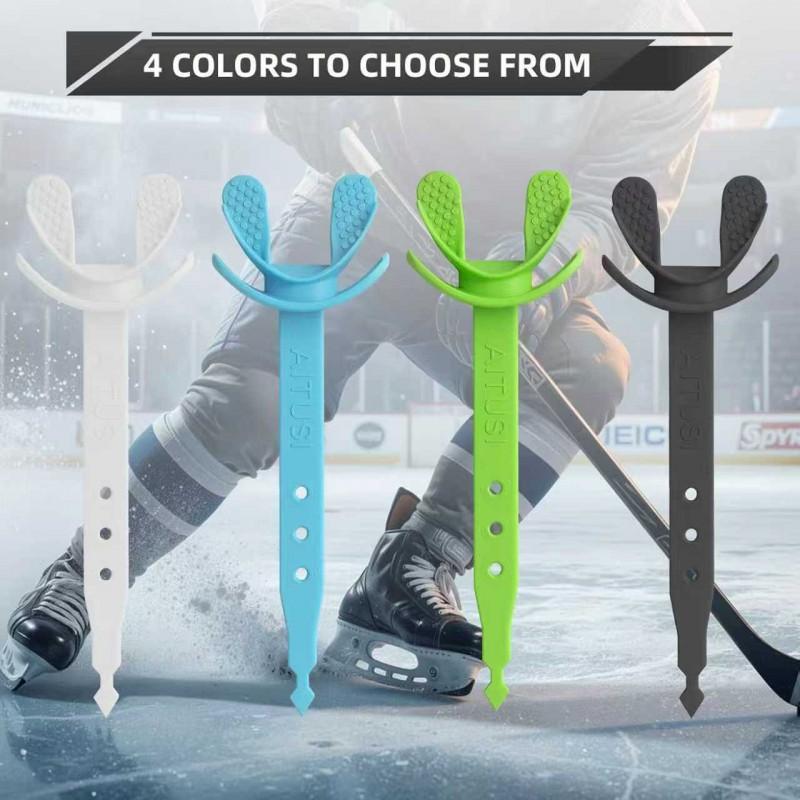 Football Mouthguard Adults Dual-Layer TPR Sport Guard Bite Protection Rugby Contact Sports White Black Blue Fluorescent