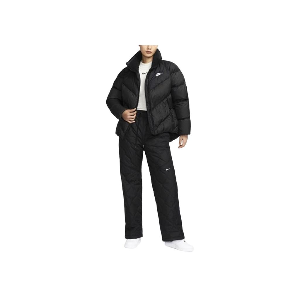 Nike Therma-Fit Solid Casual Stehkragen Daunenjacke Damen Oberbekleidung Schwarz FD8212-010