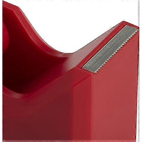Dww-Colorful Desktop Tape Dispenser - Red