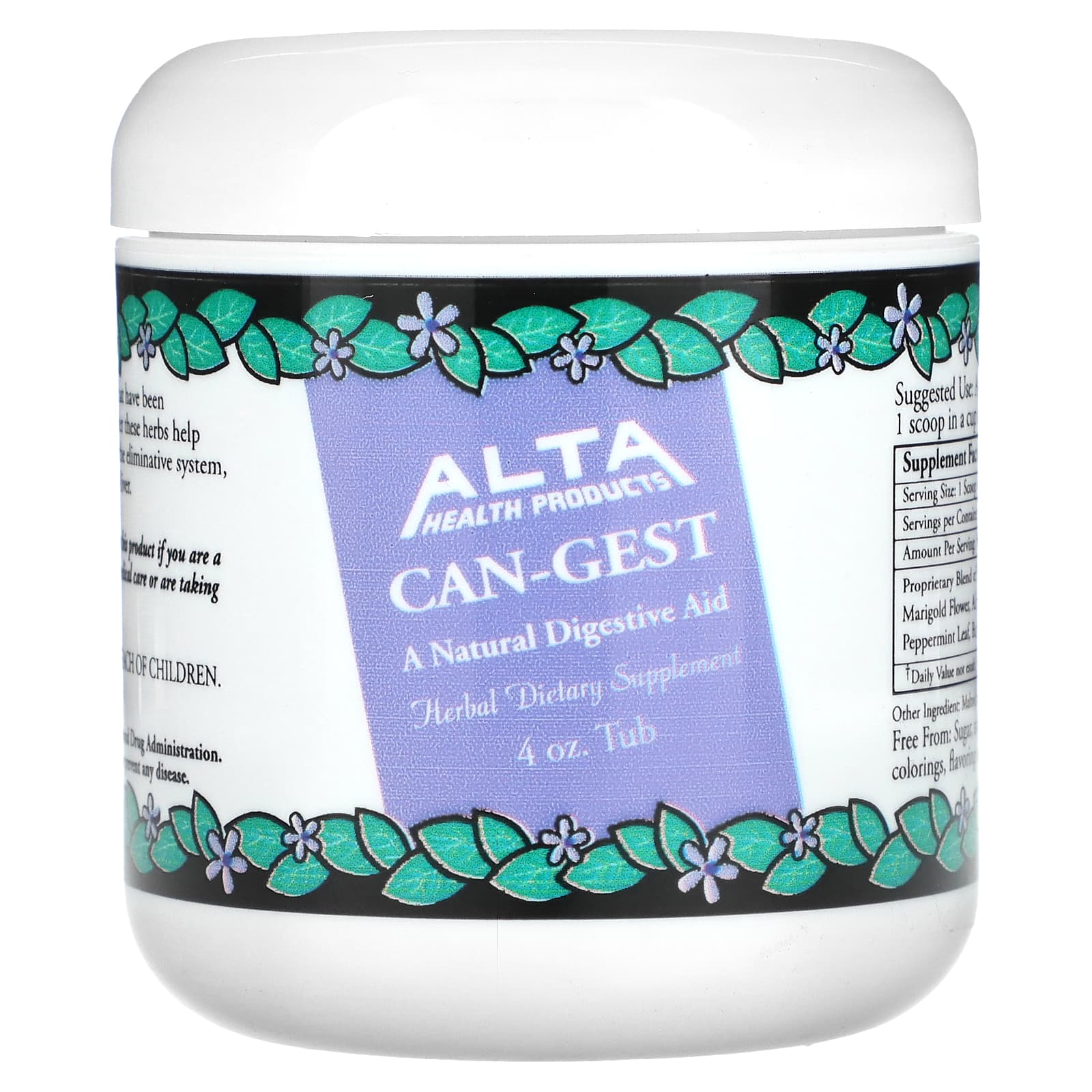 

Can-Gest, Natural Digestive Aid, 4 Oz