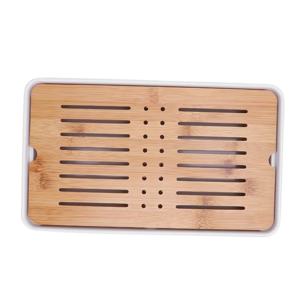 Bambusoideae Material Tea Serving Tray Water Storage Drainage Kung Fu Tea Tray For Bar Counter