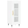 VidaXL Buffet Blanc brillant 34,5x34x90 cm Bois d'ingénierie 828774