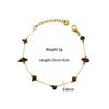 Colored Gravel Bohemian Necklace Bracelet Irregular Jewelry Set Women