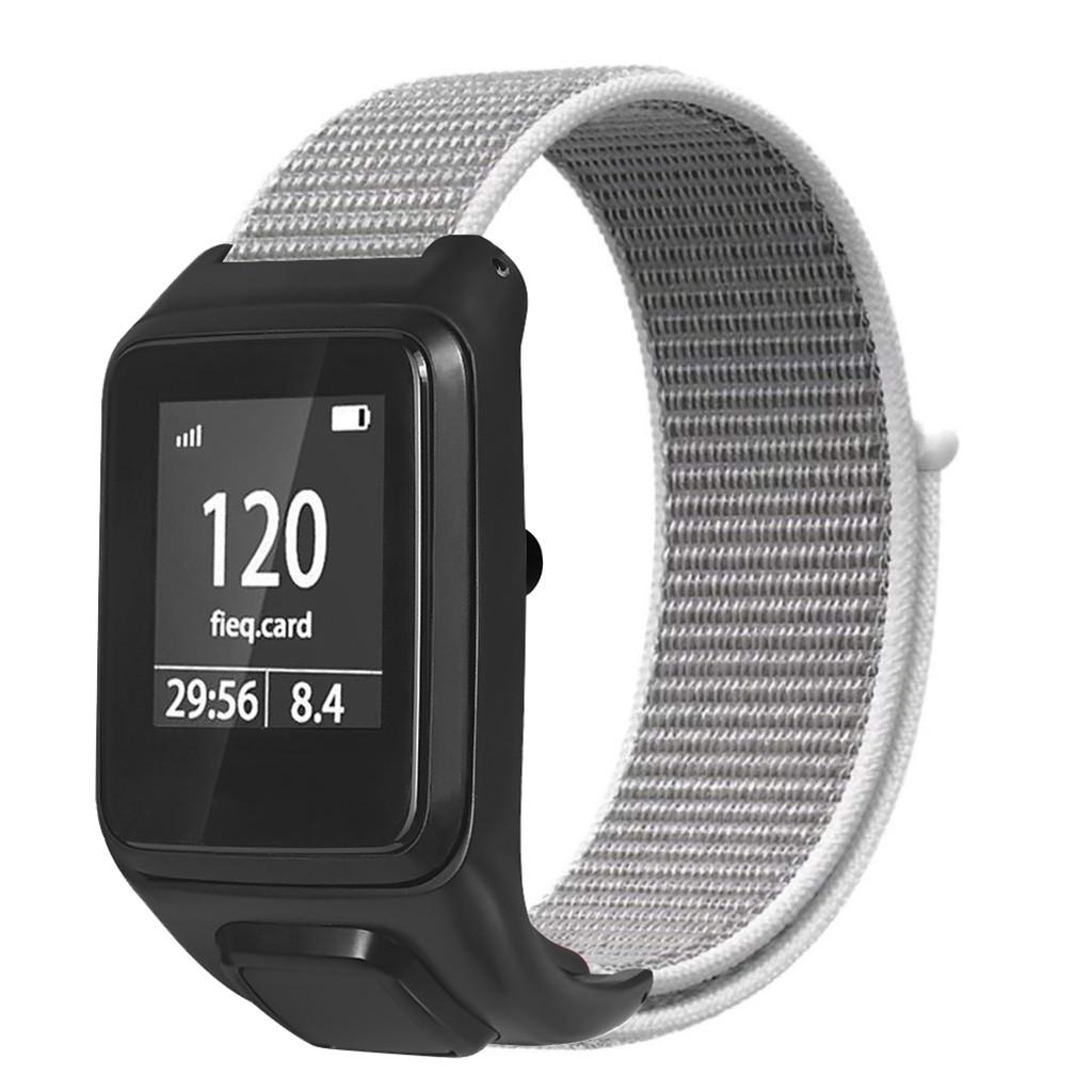 Luxusní nylonový sportovní řemínek na hodinky s poutkem, náramek pro TOMTOM Runner 3/Adventurer