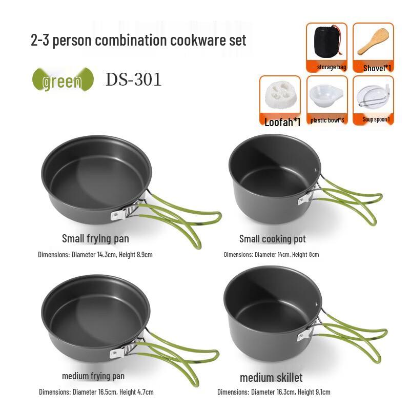 CENLOON Portable Outdoor Camping Cookware Set