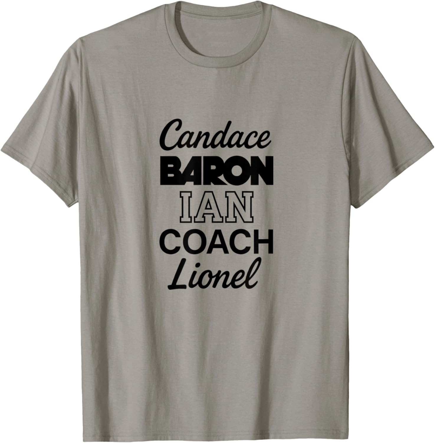 NEW Team Candace Baron Coleman Shirt Ian Coach Lionel GO MAX T-Shirt S разноцветный