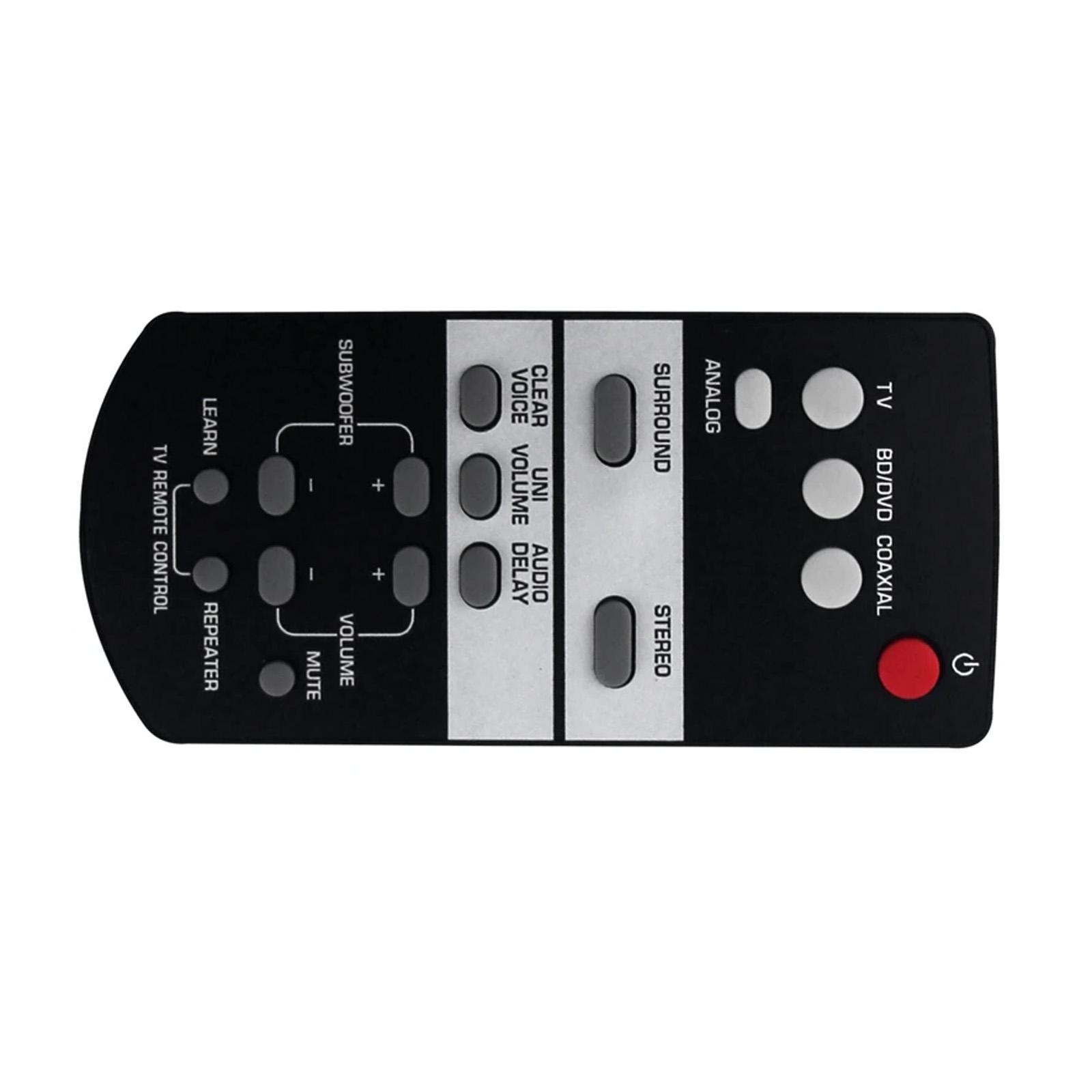 

Ergonomic Replacement Remote For Select Soundbars Lightweight Build Battery Efficient Functionality 1