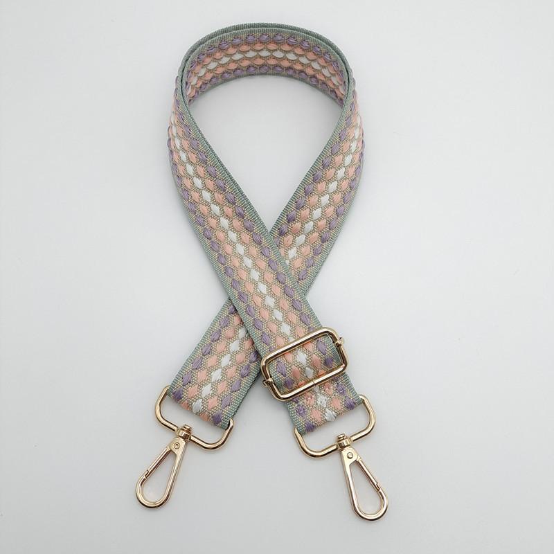 Plaid Women's Bag Webbing Simple Fashion Backpack Strap Widened and Thickened Wear-resistant Tote Bag Strap Bag Accessories