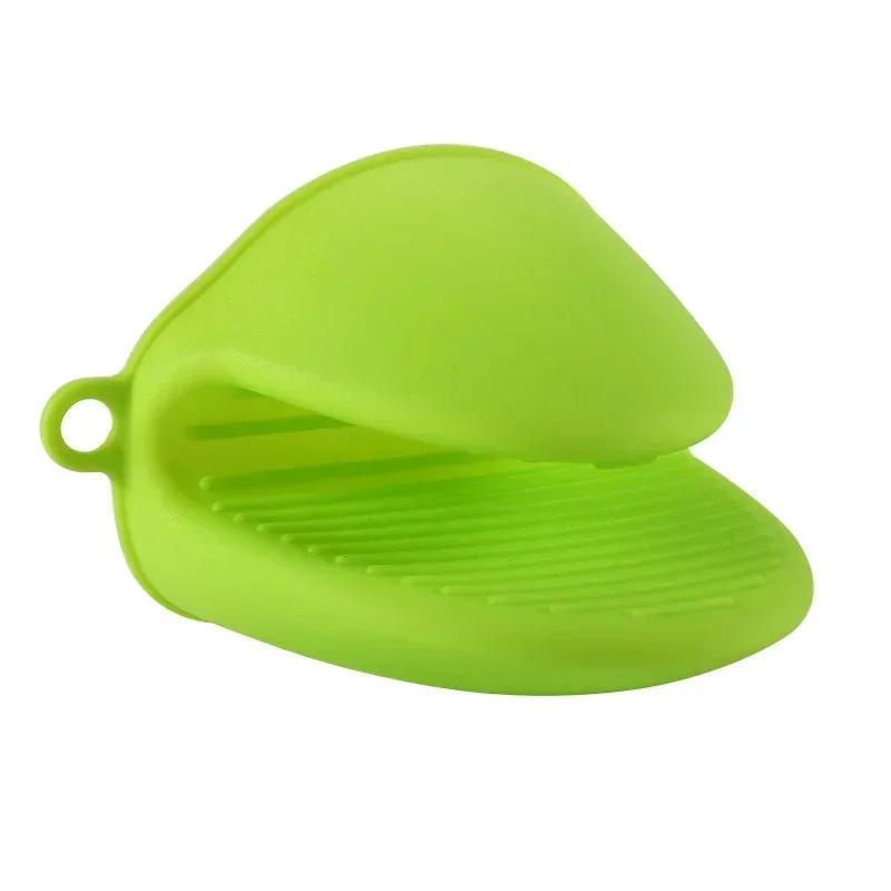 1PC Silicone Oven Mitts Heat Resistant, Potholders for Kitchen Cooking & Baking, Pinch Grips Finger Protector for Pot Air Fryer