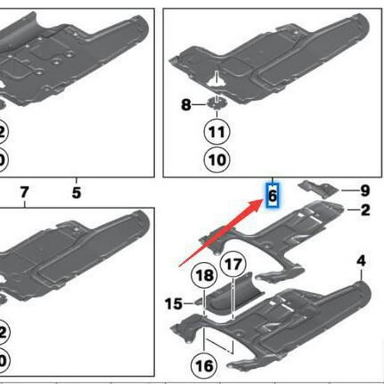 51757207147 Gearbox Guard for BMW 5 Series F07/F10 & 7 Series F01/F02