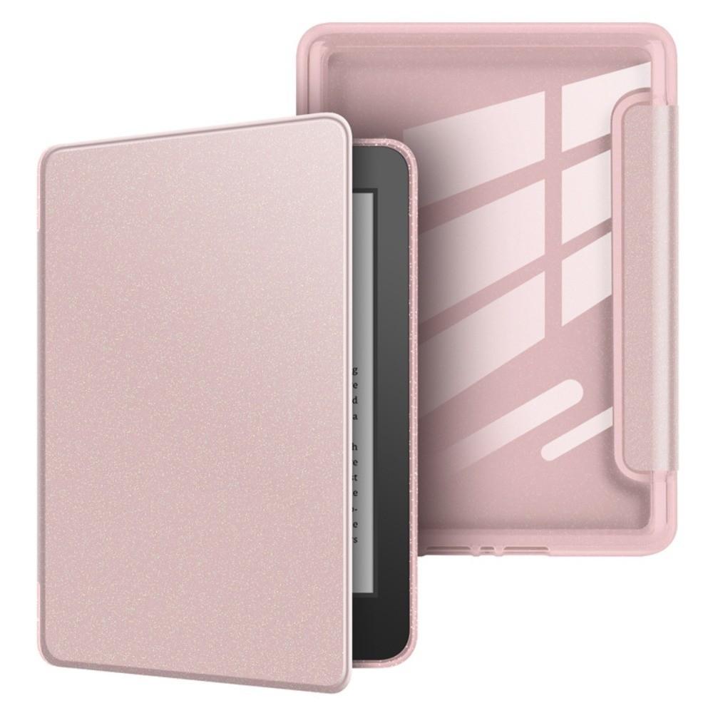 

Auto Wake/Sleep Protective Case Glitter Powder Acrylic Back Cover for Kindle Paperwhite 2024 (12th Gen) 7 inch Colorsoft рожевий