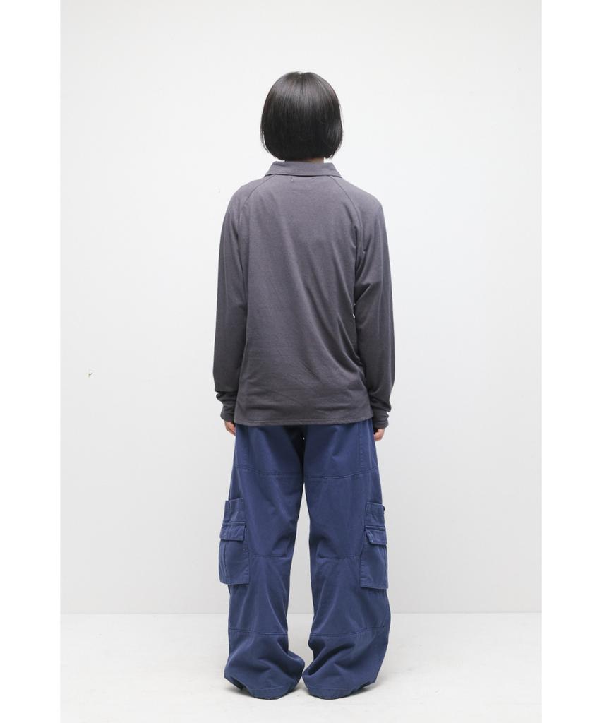 Haechinglum Polo Tee Purple Charcoal