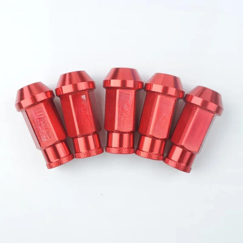 HOT D/ONE Wheel Lug Nuts JDM Car Racing Aluminium alloy Wheel Lug Nuts Screw M12x1.5/1.25 Length 50mm//35mm 20 pcs/set