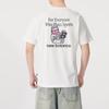 New Balance T Shirt Unisex Sea Salt White MT51865-SST