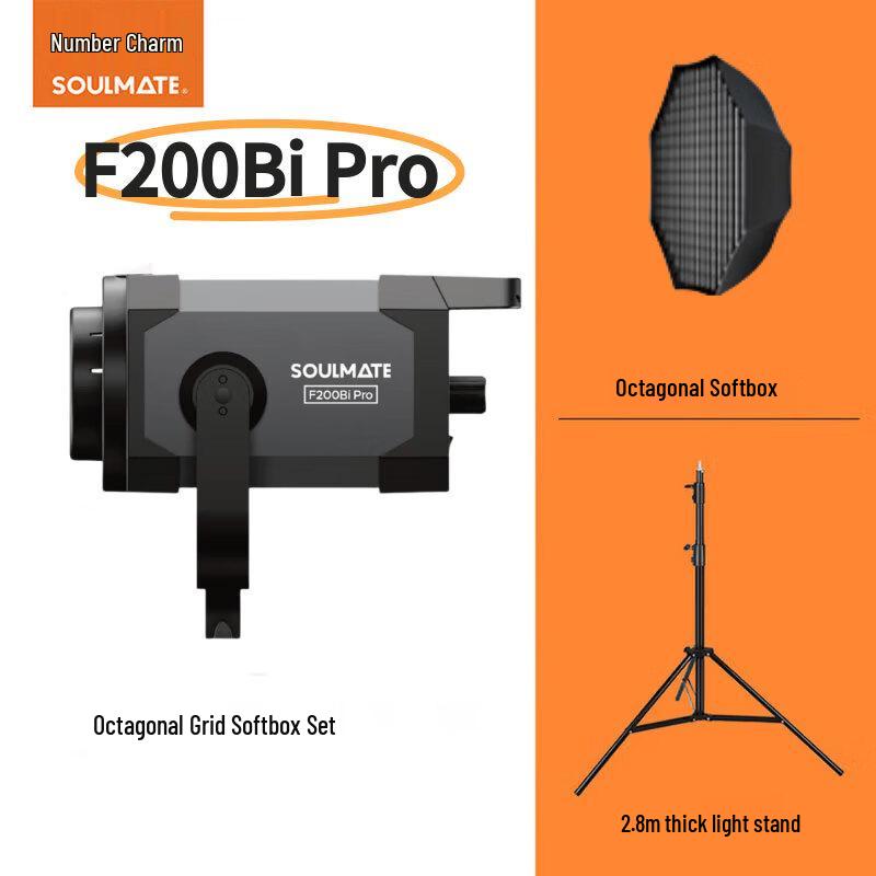 SOULMATE F200Bi Pro 300W Bi-Color COB LED Video Light