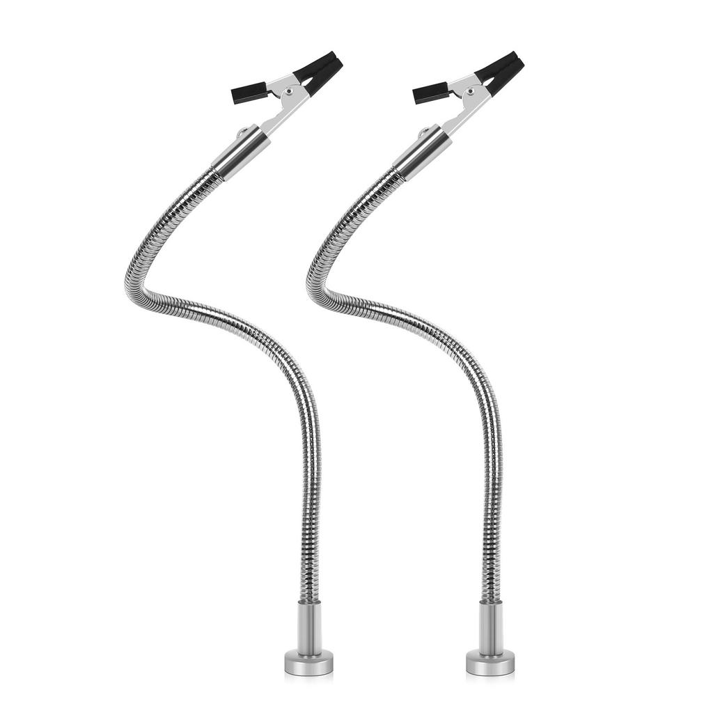2/4Pcs Magnetic Electronic Circuit Board Clamps Third Hand Soldering Tool PCB Holder Flexible Metal Arms Helping Hands