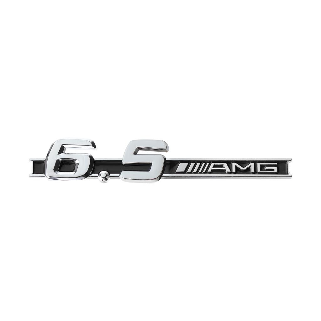 1PCS 3D ABS Car Side Fender Emblem Decoration Body Trunk Badge Sticker Auto Accessories For Mercedes Benz 3.2 5.5 6.3 6.5 AMG