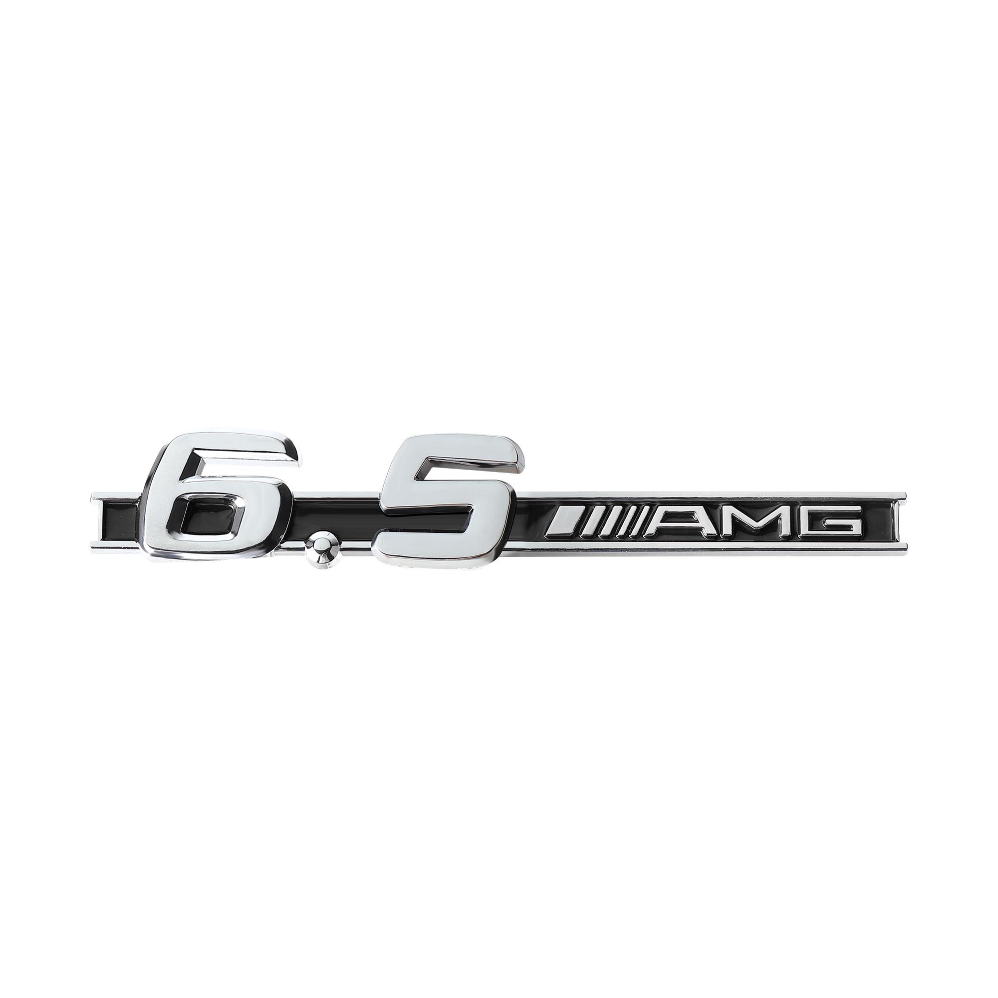 

1PCS 3D ABS Car Side Fender Emblem Decoration Body Trunk Badge Sticker Auto Accessories For Mercedes Benz 3.2 5.5 6.3 6.5 AMG 1PCS