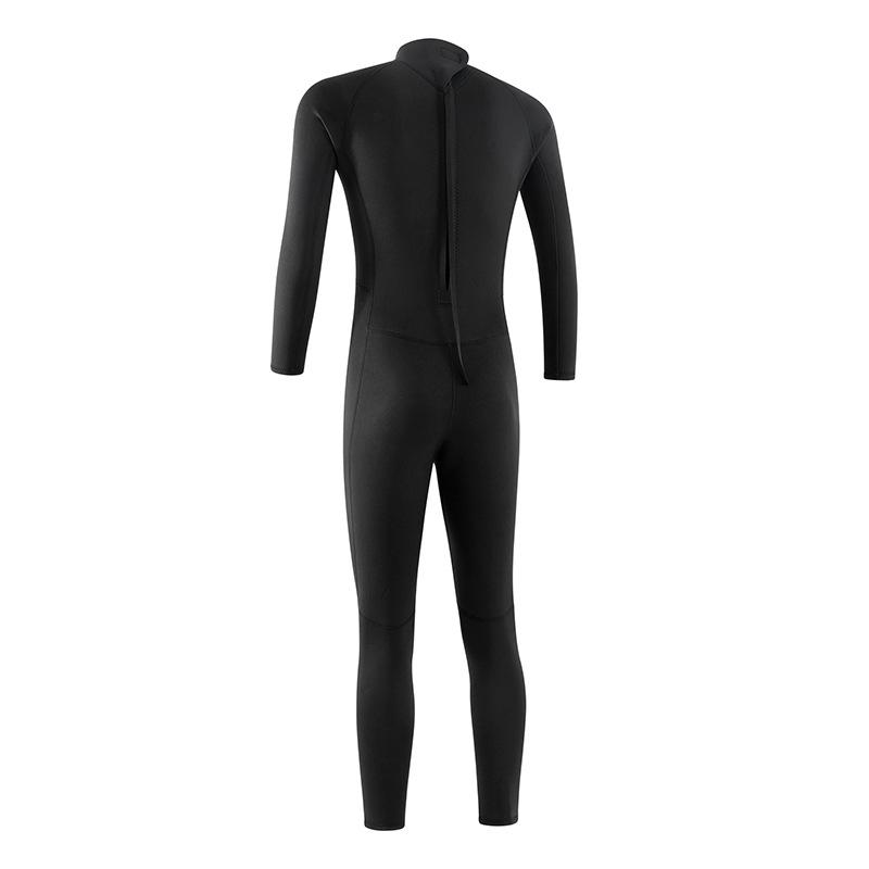 2MM-3MM Men's and Women's Jellyfish One-Piece Snorkeling and Surfing Wetsuit - Warm, Sun-Protective, Long Sleeve Swimsuit