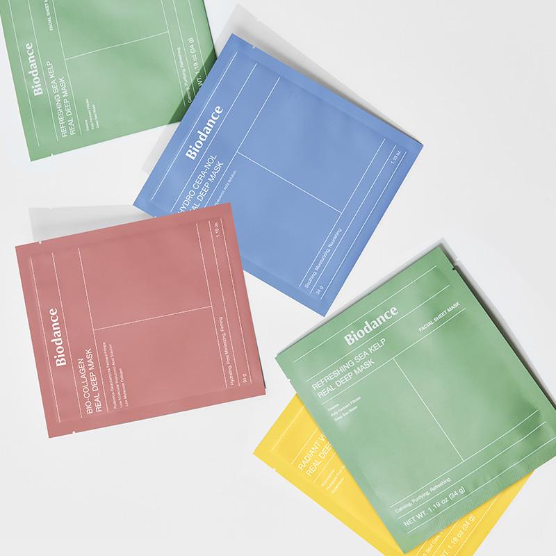 Real Deep Mask 5 Types (20 Sheets) + Essence Cream