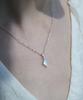 Overgrey Mirror Piece Necklace - Silver