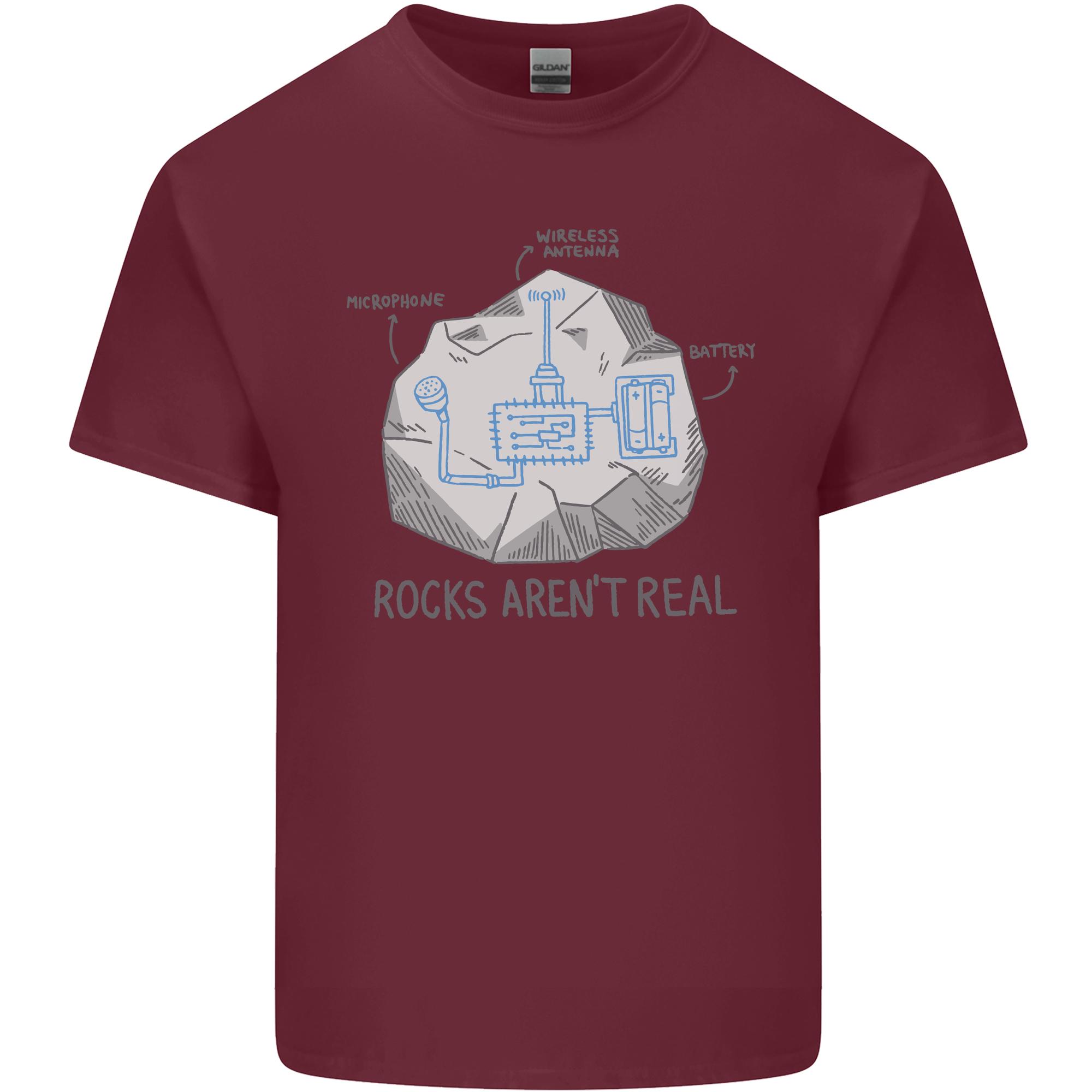 Rocks Arent Real Funny Conspiracy Theory Unisexs Light Cotton TShirt S
