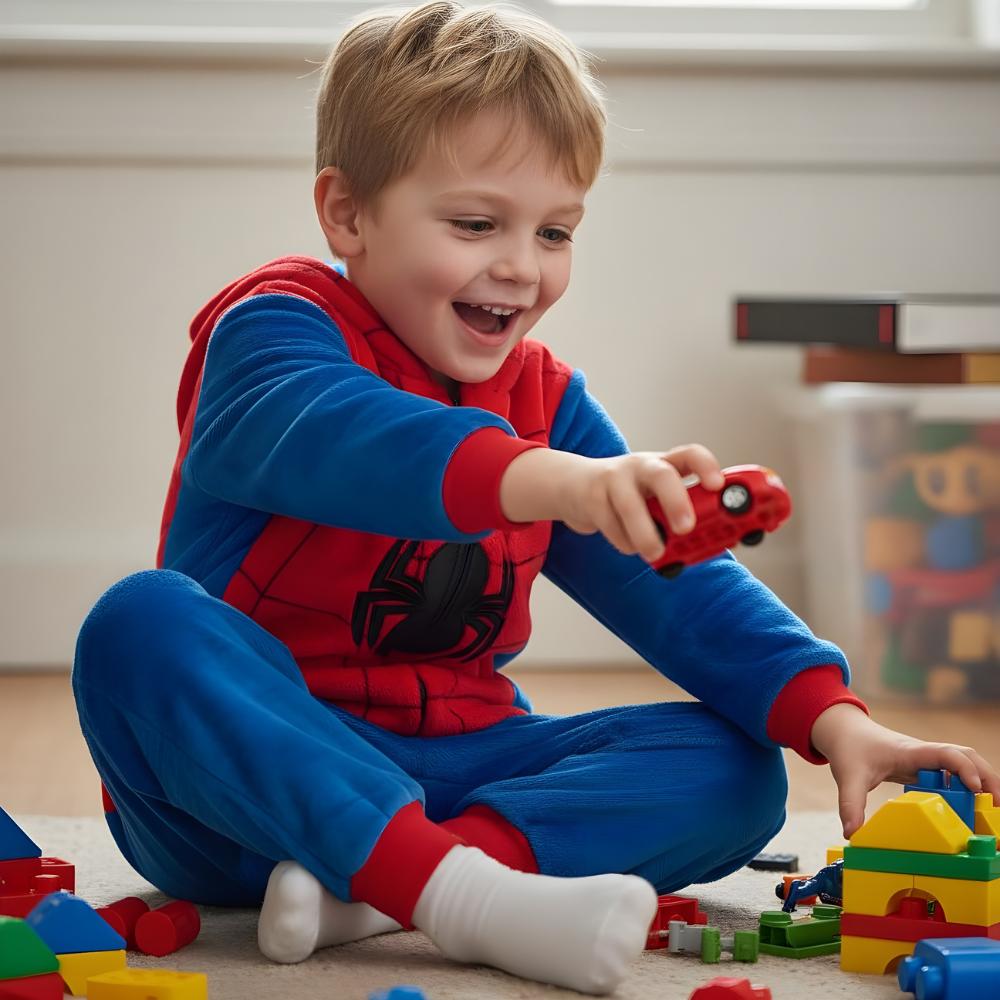 Piżama Onesie Kigurumi Kostium Przebranie Spider-Man 115-125Cm