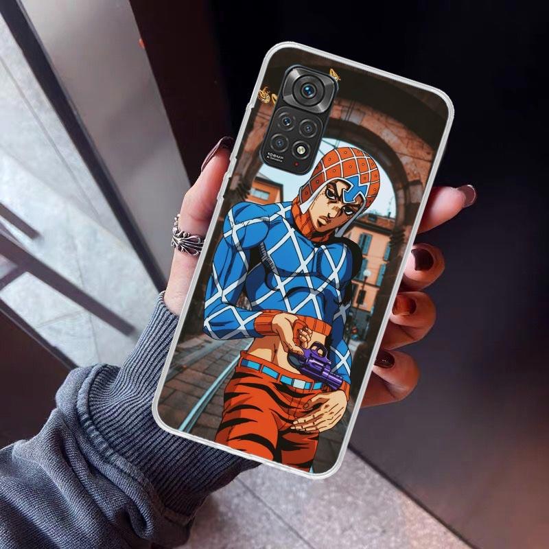 JoJo's Bizarre Adventure Kujo Jotaro Phone Case For Xiaomi Redmi Note 10 11 12 13 14 15 Pro Plus 11S 12S 14S 11T 11E 10S Soft TP