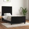 VidaXL Bed Frame with Headboard Black 80x200 Cm Velvet3125601