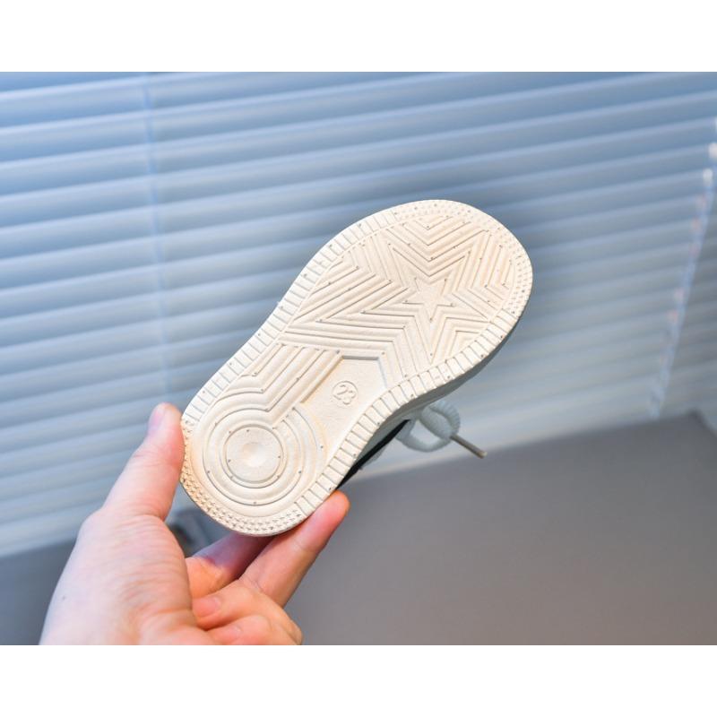 Unisex Kids' Sneakers, Children's New Arrivals Leather White Shoes, Korean-style Soft-Sole Versatile Sneakers for Toddlers and Children.