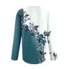 Women's Fashion Floral, Falling Leaves Dresses Autumn Casual Tops Long Sleeve Shirt Loose Pullover