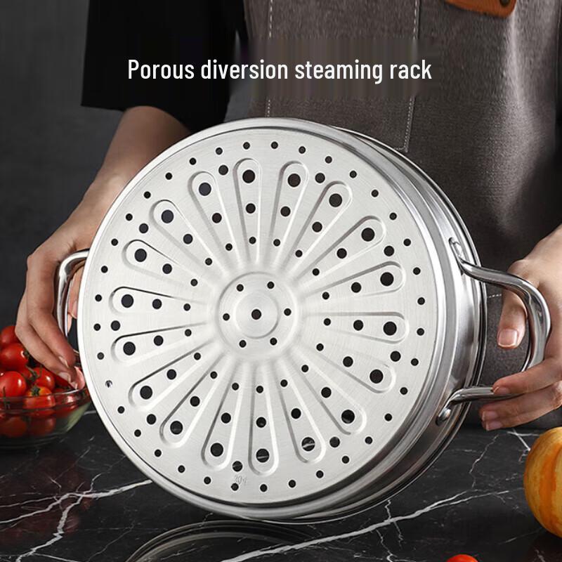 Deshiron Landy 3-lagiger Dampfkochtopf aus 304 Edelstahl