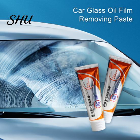 Windshield Removal Paste 50g Oil Film Remover Deep Cleaning Rainproof Car Removing Glass Agent Tool Polishing Cleaner