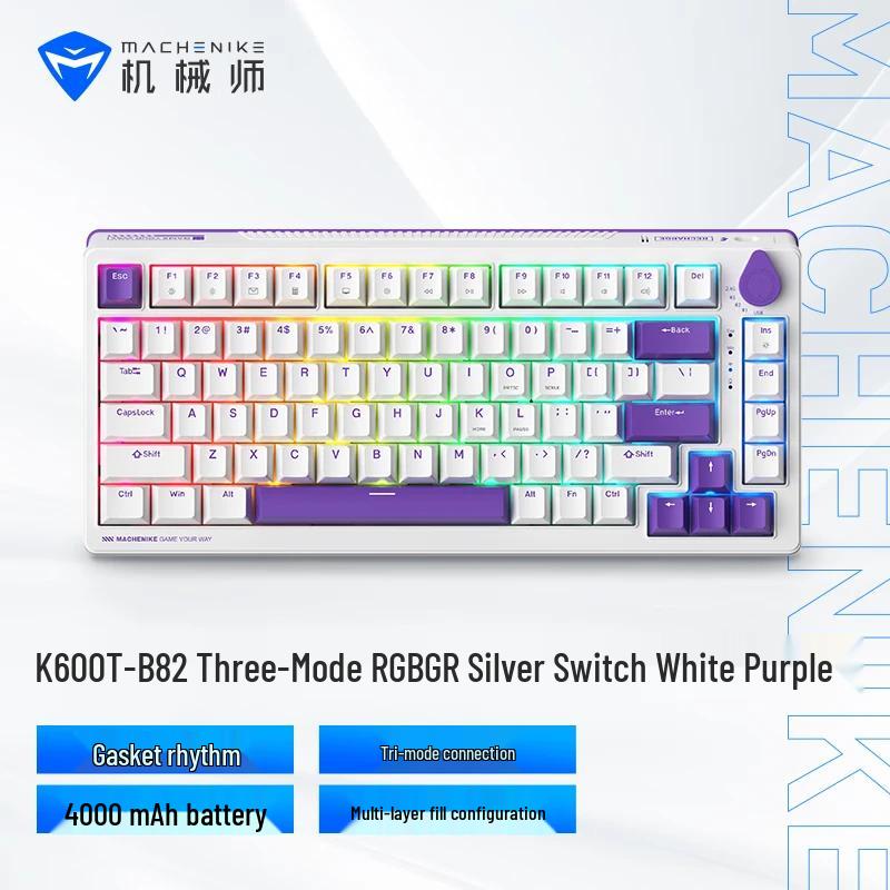 

MACHENIKE K600 Series Tri-Mode Gasket Gaming Mechanical Keyboard