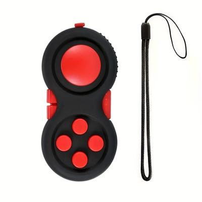 Fidget Pad με 8 λειτουργίες Fidget, χειριστήριο Fidget για μείωση του στρες, παιχνίδι Fidget Cube που ανακουφίζει από το στρες και το άγχος