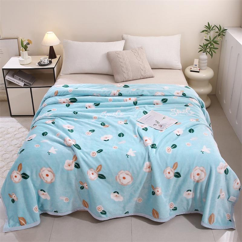 

Молочне Вельветове Фланелеве Ковдра: Чохол для сну та кондиціонера Чотири сезони з подарунковою коробкою 1×1.5m Overlocked Edge