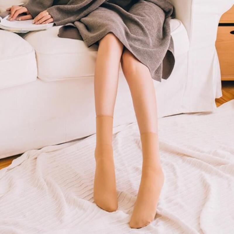 Women s Winter Indoor Socks Mink Fur Thermal Socks A25028_Skin