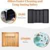 Tableware Storage Box with Expandable Desktop Drawer for Storing Knives, Forks, and Cutlery, Portable Partition and Organization
