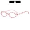 Ladies Glasses, Retro Small Frame Flat Glasses.