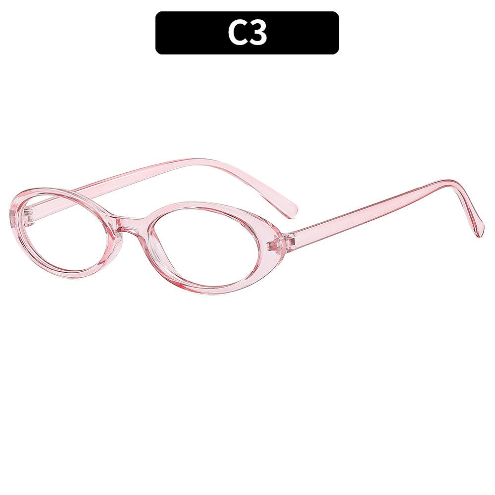 Ladies Glasses, Retro Small Frame Flat Glasses.