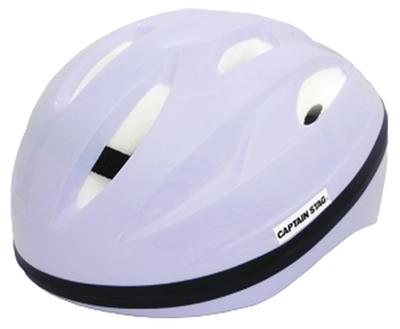 Capacete Macio para Bicicleta Captain Stag para Circunferência da Cabeça para Capacete SG, Casco, Crianças, P, 50-56cm, Bebês, Padrão, Champ, Roxo, Y-6553