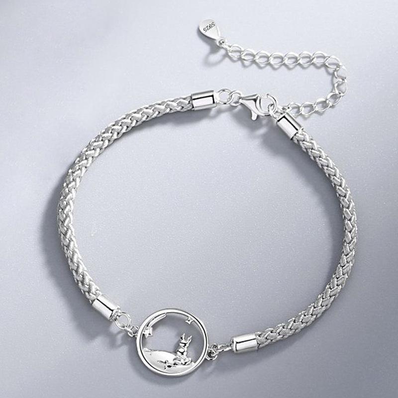 The Little Prince and The Fox Couple Bracelet Personalized Woven Hand Rope Student Long-distance Love Birthday Gift