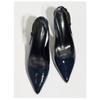 Women S Pointed Toe Block Heel Backless Buckle High Heels Fashionable Versatile Shoes