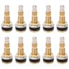 A02M-10Pcs TR618A Tractor Air Liquid Valve Stems,Tubeless Clamp In Tire Valve Stem For Industrial Agricultural Wheels,Tractor