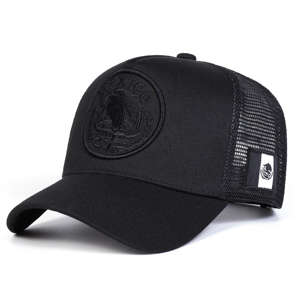 Net Baseball Stitching Embroidered Flag Mexican Neutral Gender Women Men For Caps Spring Summer Outdoor Adjustable Casual Hats Dad Hat Sunscreen
