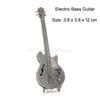 Bass Cello DIY Manual 3D Metal Jigsaw Adult Stereo Model Splicing Puzzle Toy