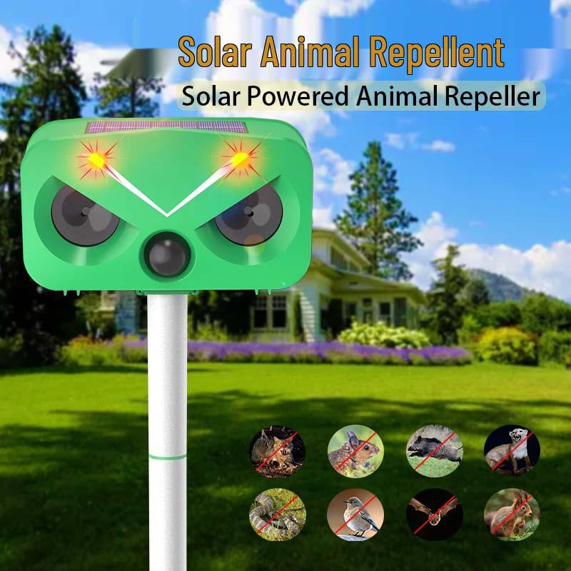 High-Power Outdoor Ultrasonic Solar Animal and Bird Repeller