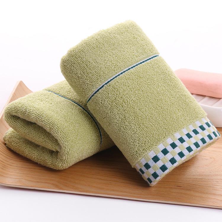 2pcs Towel Soft Towel Thickened Absorbent Universal Face Towel