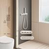 LIEI Foldable Shower Curtain