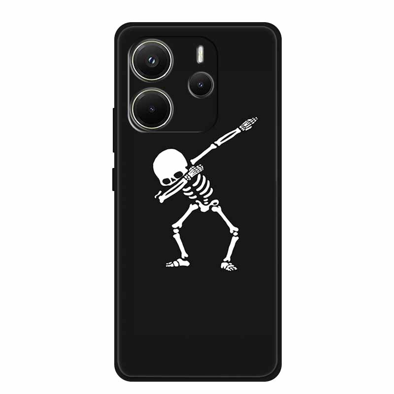 Für Xiaomi Redmi Note 14 4G Global Hülle Luxus TPU Weiches Silikon Cover Handyhüllen für 24117RN76G Schutz Neu Bumper Funda